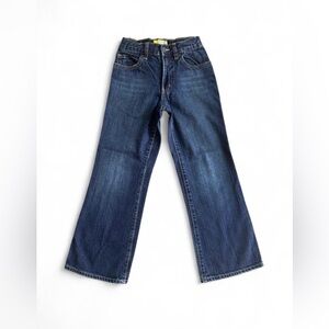 Vintage Old Navy Boys Size 8 Slim Bootcut Jeans - Y2K Dark Wash